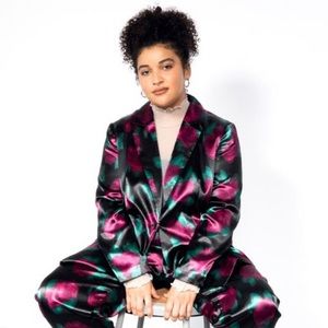 Wildfang x BP Satin Floral Blazer